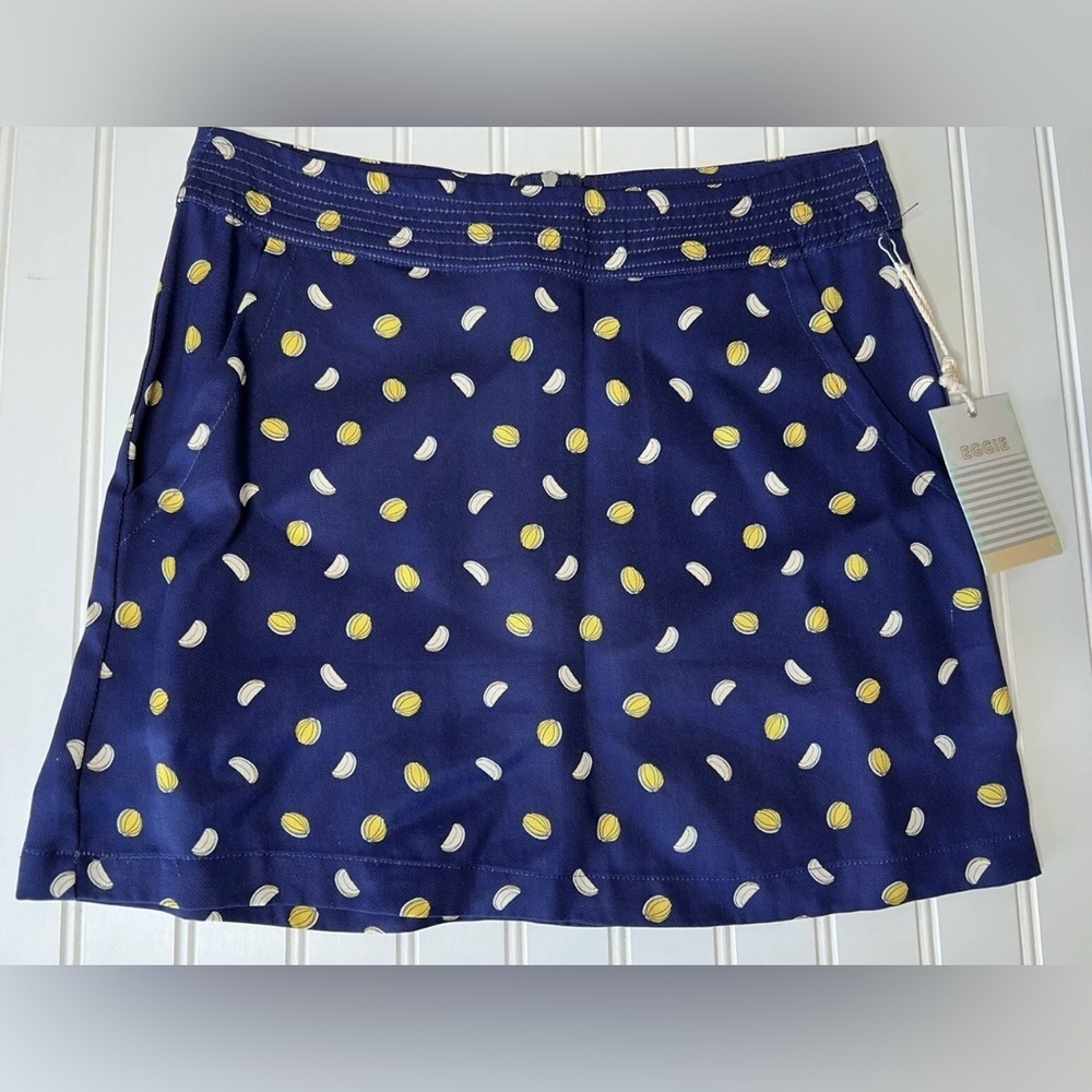 Eggie Women Printed Skirt Fruit Preppy Small NEW. 357